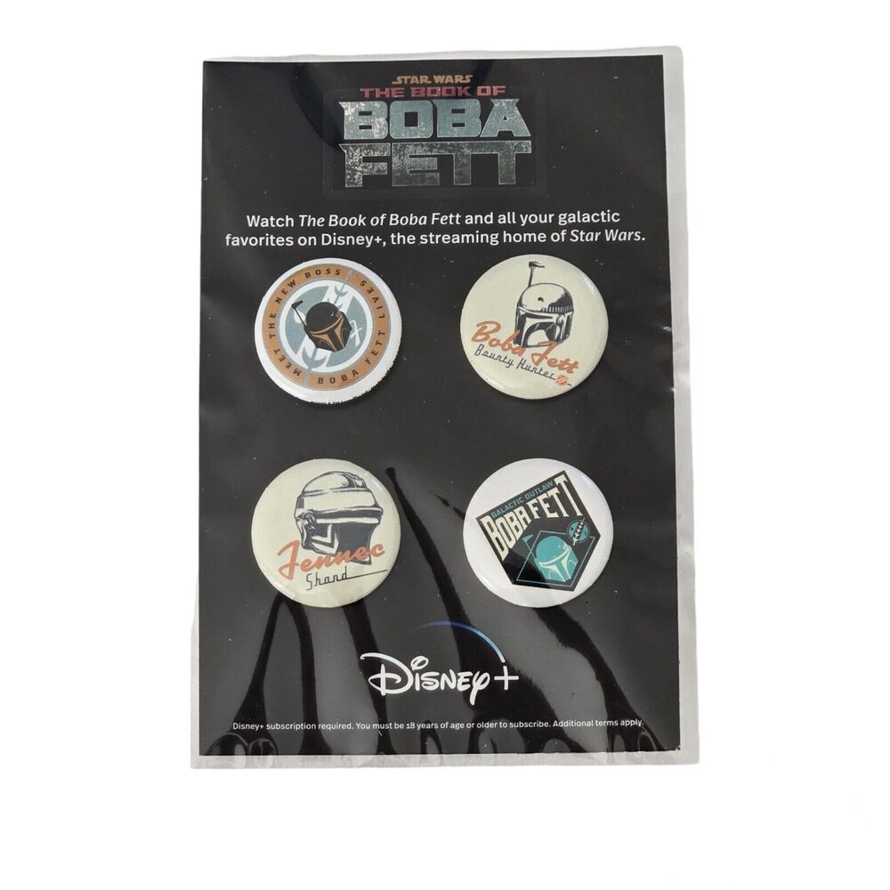 Disneyland Star Wars Nite 2022 Pins The Book of Boba Fett Disney